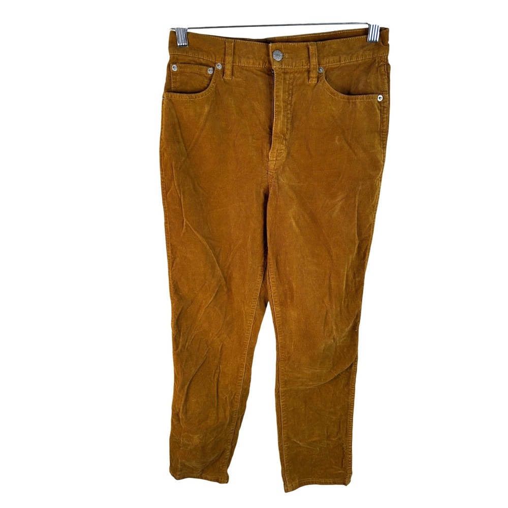J.Crew Women's Brown High Rise Straight Leg Corduroy Jeans Size 27